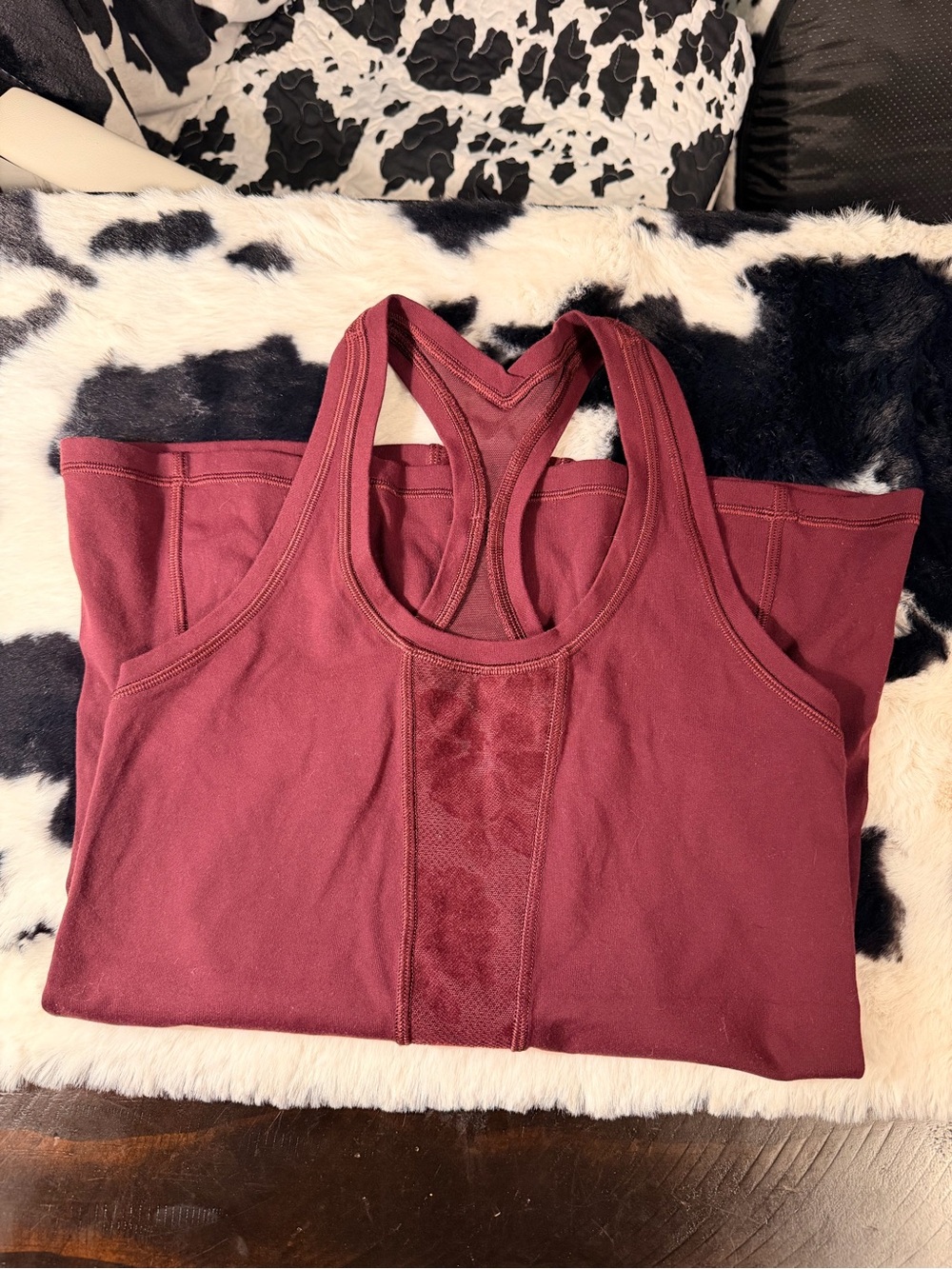lululemon athletica Burgundy Racerback Sports Bra Tank